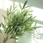 5pcs 37" Artificial Olive Branch Greenery Stems with 270 Leaves for Vase, Fake Plants for Home Office Wedding Party