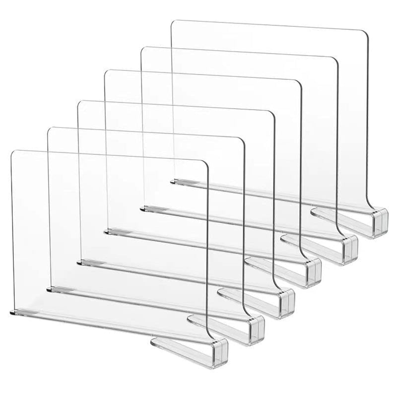 Shelf Dividers For Closets,Clear Acrylic Shelf Divider For Wood Shelves And Clot