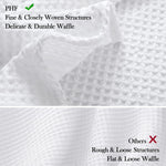 100% Cotton Waffle Weave Throw Blanket 50" X 60"- 405Gsm Washed Warm Soft Lightweight Breathable Blanket For Adults And Kids-Perfect Blanket Layer For Couch Bed Sofa-Elegant Home Decoration-White