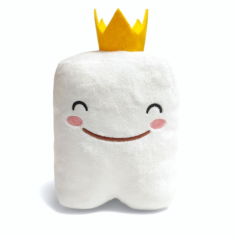 6" Tooth Fairy Pillow With Back Pocket Soft Plush Stuffed Animal Toy For Ki