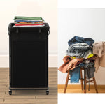 150L Large Laundry Hampers, Oxford Fabric Laundry Hampers Clothes Hampers, Metal Frame and Removable Bag Design with Wheels, Suitable for Bedroom, Bathroom, Dorm Room, Laundry Room (Black)