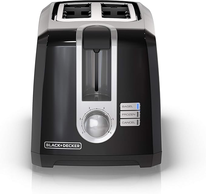 2-Slice Toaster, Extra Wide Slots, 6 Shade Settings, 850 Watts, Crub Tray, Cancel Button