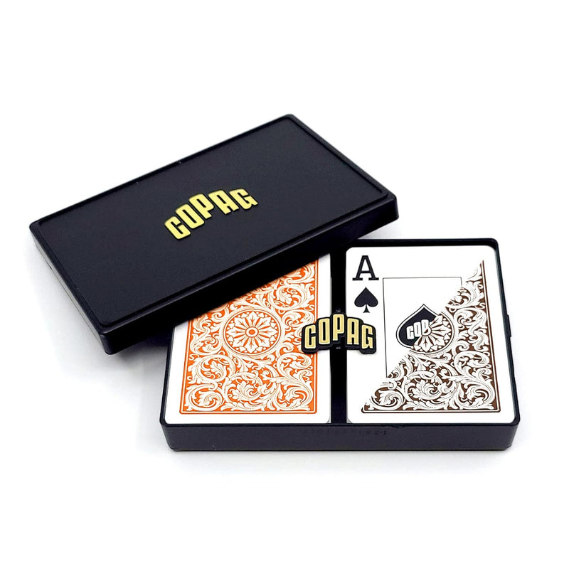 Copag 1546 Design 100% Plastic Playing Cards, Poker Size (Standard) Jumbo I