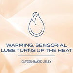 Warming Jelly Lube, Sensorial Personal Lubricant, Glycol Based Formula, 5 fl oz (Pack of 1)