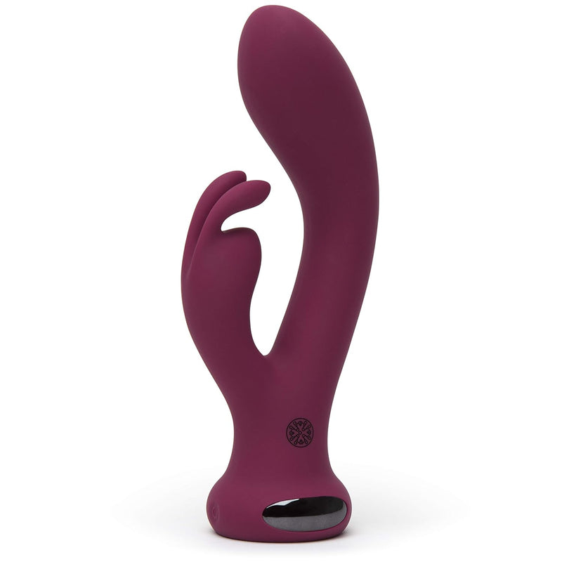 Mantric Rabbit Vibrator - 4.5 Inch Curved G Spot Vibrator For Women - Silicone Rabbit Ears & Beginner Friendly - Dual Stimulation Adult Sex Toy - Rechargeable & Waterproof - Pink