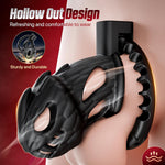 Adjustable Male Chastity Cage – Lightweight Locking Device with 8 Sizes