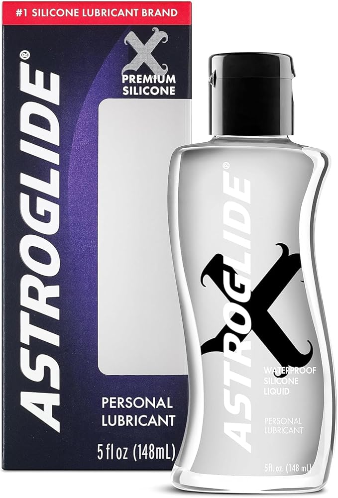 Silicone Lube (5oz), X Premium Personal Lubricant, Extra Long-Lasting Silky Lube, Waterproof