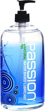 Natural Water-Based Personal Lubricant, 16 Fl Oz - Premium, Non-Sticky, Easy-to-Clean Formula for Smooth, Comfortable Use