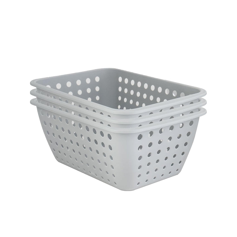 Large Storage And Organizer Baskets, Set Of 3 Containers For Home Organization,