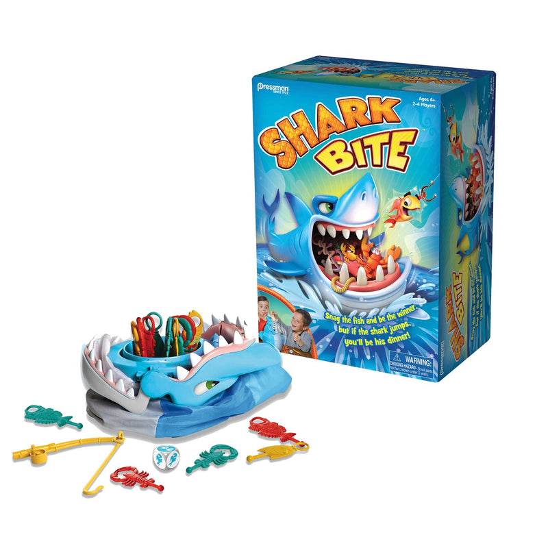 Shark Bite -- Roll The Die And Fish For Colorful Sea Creatures Before The Shark Bites Game! By Blue Sky, 5"