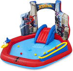 Marvel Spider-Man Inflatable Kids Water Play Center | Outdoor Summer Pool Toy for Children Ages 2+