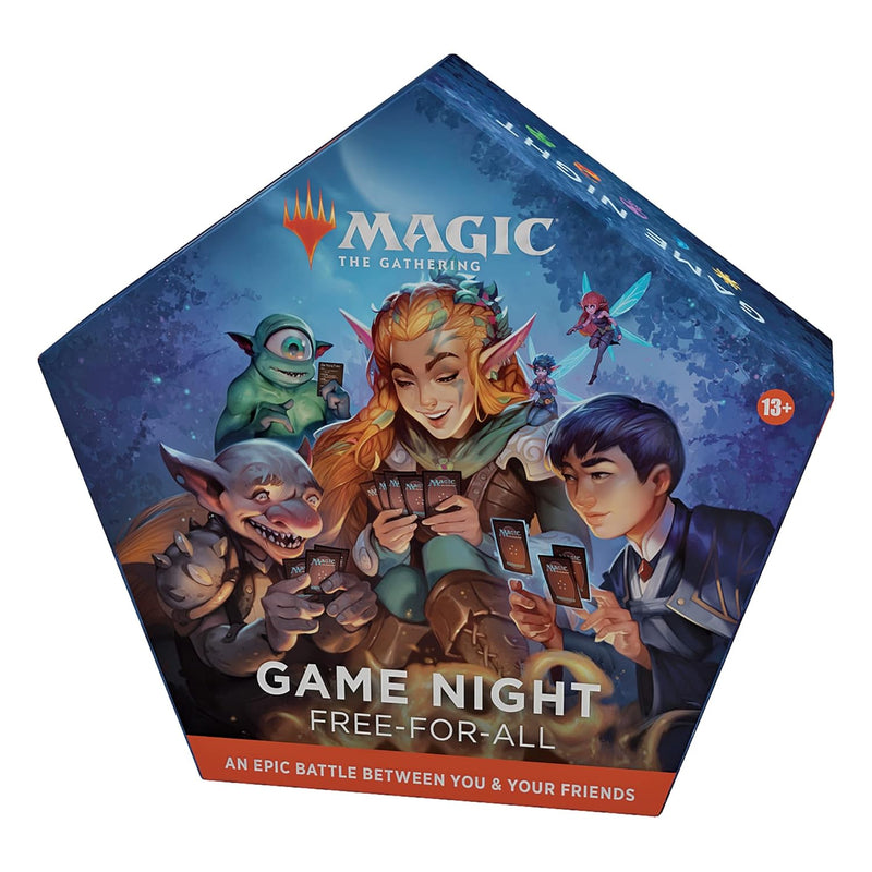 Magic: The Gathering 2022 Game Night - 5 Ready-to-Play Decks, 300 Cards, Ag