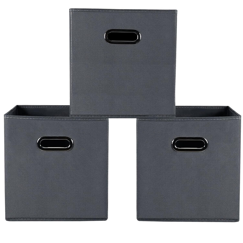 Yunkeeeper Storage Bins Cubes, Fabric Cube Organizer With Handle, Foldable Cube