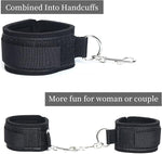 Sex Bondage Wrist & Thigh Cuffs BDSM Restraints Set, Sex Toys for Women with Adjustable Leg Straps Handcuffs for Couple Beginner SM Game Play