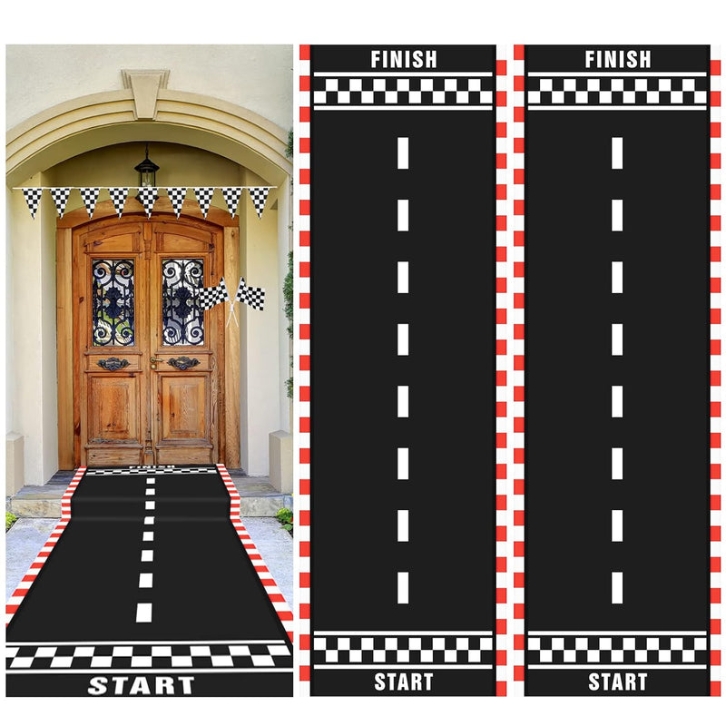 10 Feet Long Racetrack Floor Running Racer Party Decoration Mat Fold Race T