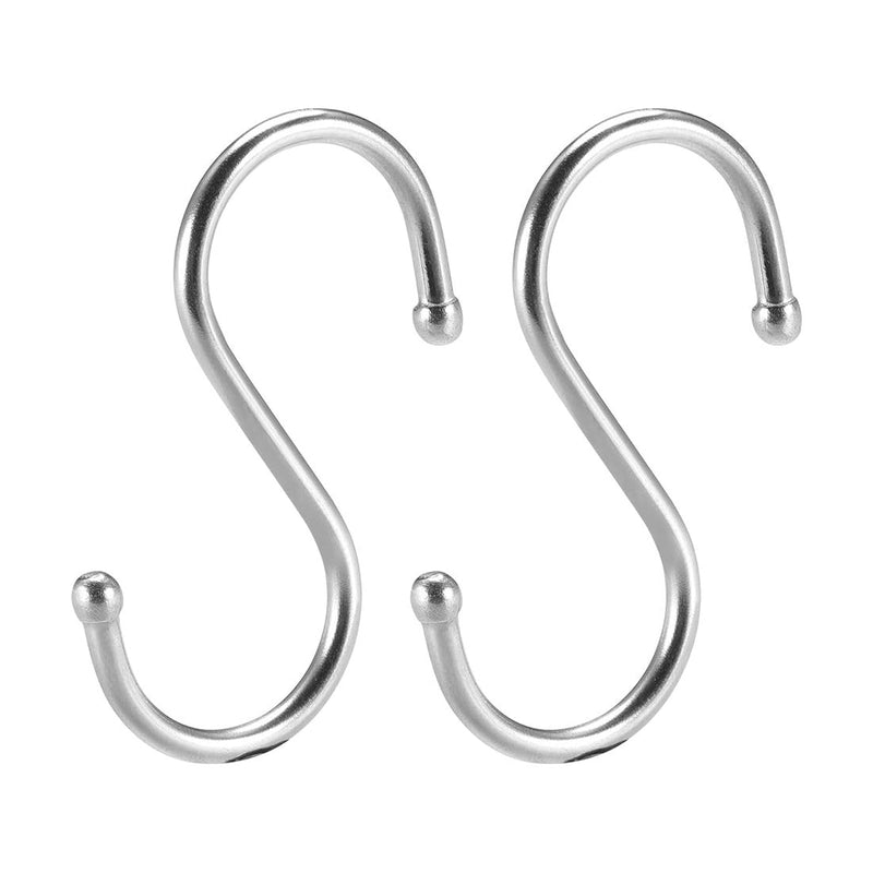 Stainless Steel S Hooks 2" S Shaped Hook Hangers For Kitchen Bathroom Bedroom St