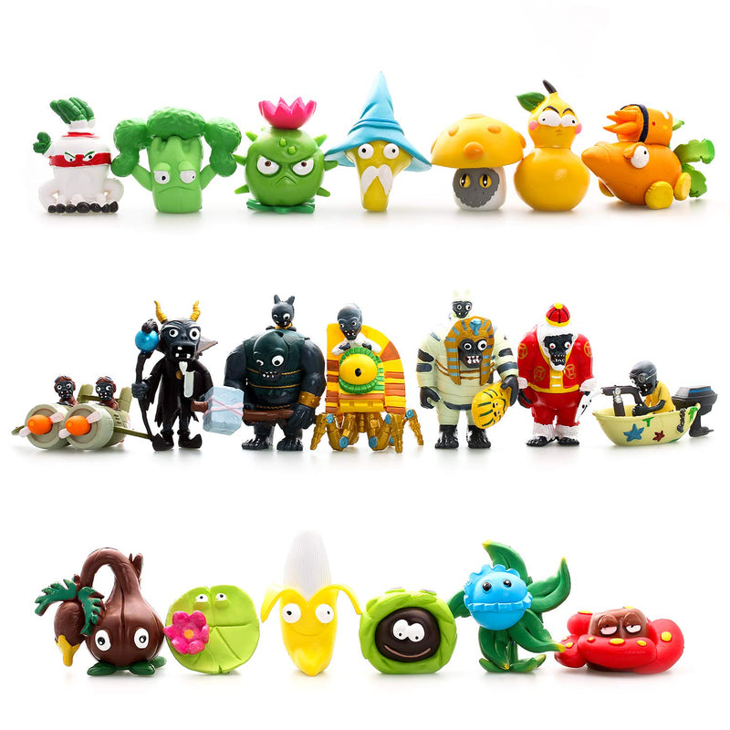 20 Piece Pvz 2 Figure Toys Set, Mini Pvc Giant Zombies Toys, Great Gifts Fo