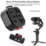 ULANZI Claw Quick Release Base Mount Upgraded Version Tripod QR Camera Mount Adapter Suitable for Tripod(Only Base Mount)