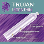 Ultra Thin Premium Lubricated Condoms - 12 Count