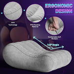 Sex Pillow Couples Sex Toys, Sex Furniture for Bedroom Inflatable Lounge Sex Chair, Sex Wedge Sex Sofa Bedroom, Velvety Anti-Leak Valve Sex Bed Things Cushion, Couple Female Adult Sex Toys