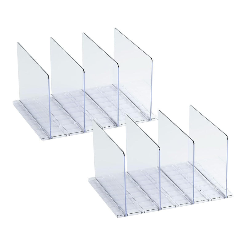 Purse Organizer For Closet 8 Pack Clear Shelves Divider Clothes Purse Bag Handba