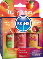 Flavored Lube Set - 3 Flavored Water Based Lubes - Fruity Edible Lubricant & Licks - Watermelon, Strawberry and Mango & Passionfruit Flavored Lube for Oral Pleasure & Intercourse