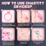 Chastity Cage Male Sex Toys, Chastity Devices Bondage Cock Cage for Men Penis Erection Control, 3D Printing Male Chastity Lock Lightweight Penis Cage with 5 Ball Rings, Sex Toys for Men