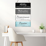 Office Wall Decor, Inspirational Wall Art for Women, Motivational Decorations for Work, Home Office Decor