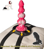 Suction Cup Dildo Mount Sex Saddle - Strap on a Pillow, Dildo Holder for Monster Fantasy Dildos, Sex Chair, Riding Dildo Machine, Adult Sex Toys & Games for Women Men Hands-Free Play(Without Dildo)