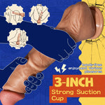 11.8 inch Huge Thick Dildo with Lifelike Texture, G-spot Realistic Dildos with Strong Suction Cup for Hands-Free Play, Big Anal Dildos Soft and Firm Penis Dildo Adult Toys for Women & Couple