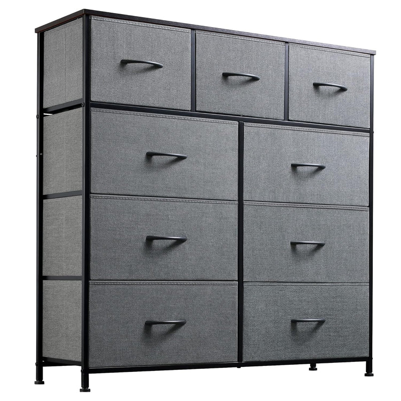 9-Drawer Dresser, Fabric Storage Tower For Bedroom, Hallway, Nursery, Closet, Ta