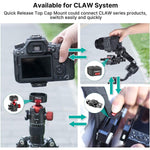 ULANZI Claw Quick Release Base Mount Upgraded Version Tripod QR Camera Mount Adapter Suitable for Tripod(Only Base Mount)