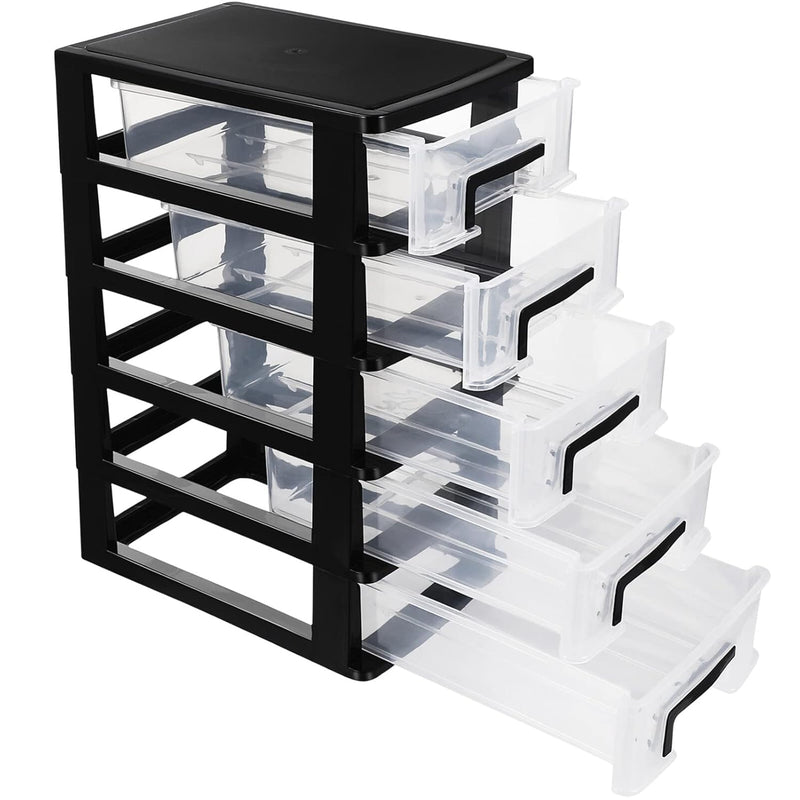 5 Drawer Organizer Five Layer Drawer Plastic Storage Drawer Bins Plastic Stackab