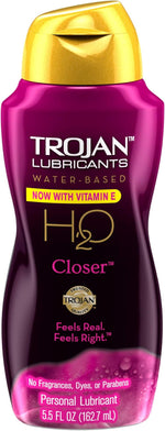 Lubricants Water Based H2O Closer Personal Lubricant, 5.5 oz.