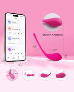 Lush G -Spot Vibrators with Remote, Long Distance App Controlled Egg Vibrator Wireless Bluetooth Vibrating Women Sex Toys Rechargeable Massagers for Female Couples Sexual Stimulator