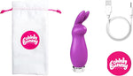 Rechargeable Bunny Bullet Vibrator – Clitoral Stimulator & Adult Toy for Women (Purple)