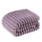 Light Purple Fleece Blanket For Couch - Super Soft Cozy Twin Blankets For Women, Cute Small Blanket For Girls, 60X80 Inches