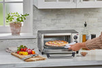 4-Slice Toaster Oven, Even Toast, 4 Cooking Functions Bake, Broil, Toast and Keep Warm, Removable Crumb Tray, Timer