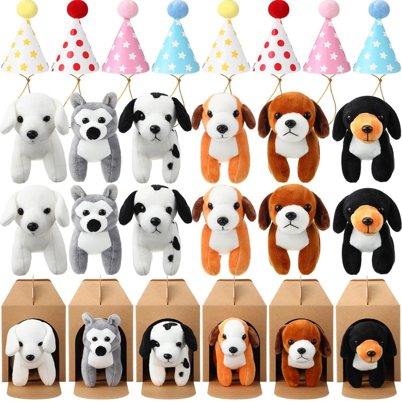 12 Set Mini Plush Toy Stuffed Animals Adopt A Dog Set Include 12 Pcs Stuffed D