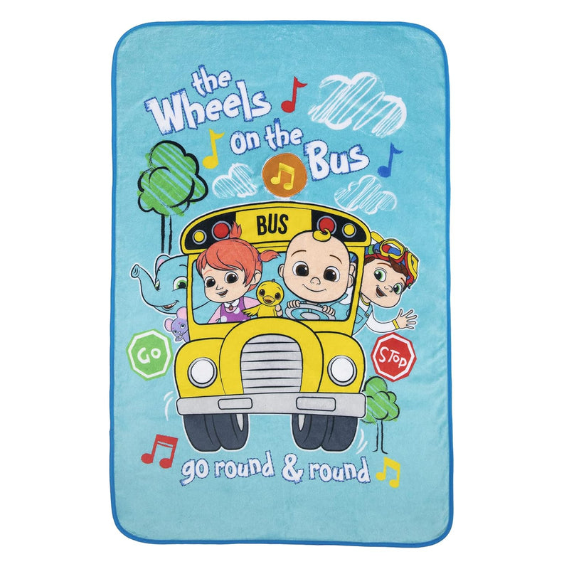 Musical Warm, Plush, Throw Blanket That Plays The Theme Song - Extra Cozy And Comfy For Your Toddler, Blue