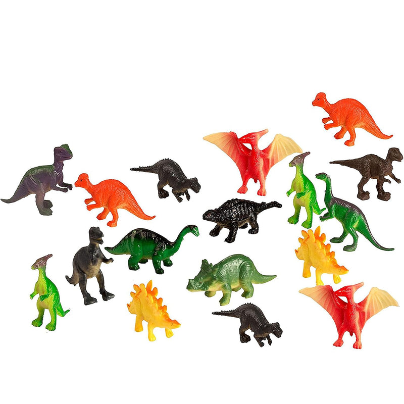 100 Piece Party Pack Mini Dinosaurs Plastic Mini Educational Dinosaur Anima