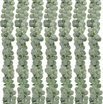 7pcs 41Ft Artificial Eucalyptus Garland Greenery Faux Garland Bulk Silver Dollar Eucalyptus Leaves Vines Plants for Wedding Arch Wall Garden Decoration