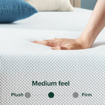 12 Inch Green Tea Cooling Memory Foam Mattress [New Version], Queen, Fiberglass Free, Medium Firmness, Cooling Gel Foam, Certified Safe Foams & Fabric, Mattress in A Box