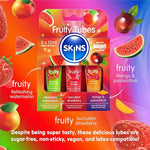 Flavored Lube Set - 3 Flavored Water Based Lubes - Fruity Edible Lubricant & Licks - Watermelon, Strawberry and Mango & Passionfruit Flavored Lube for Oral Pleasure & Intercourse