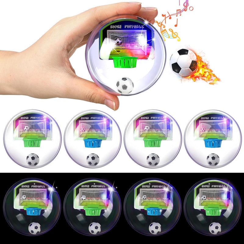 12 Pcs Mini Soccer Ball Toys Soccer Party Favors With Led Lights Sounds Shooti