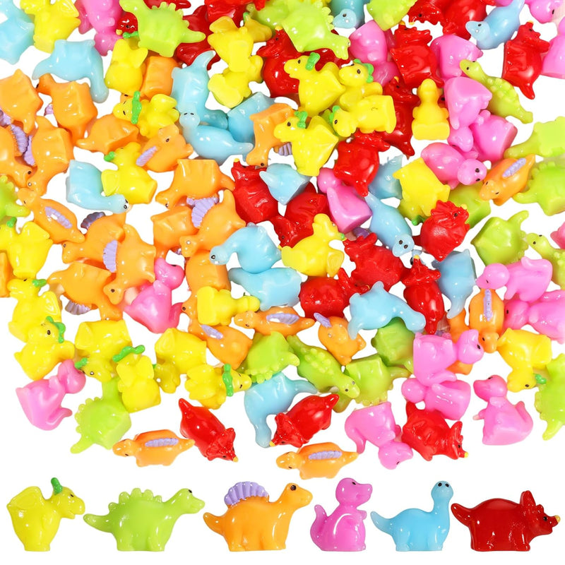 150 Pcs Mini Dinosaur Figures Resin Small Dinosaur Toys Garden Mini Dinosau