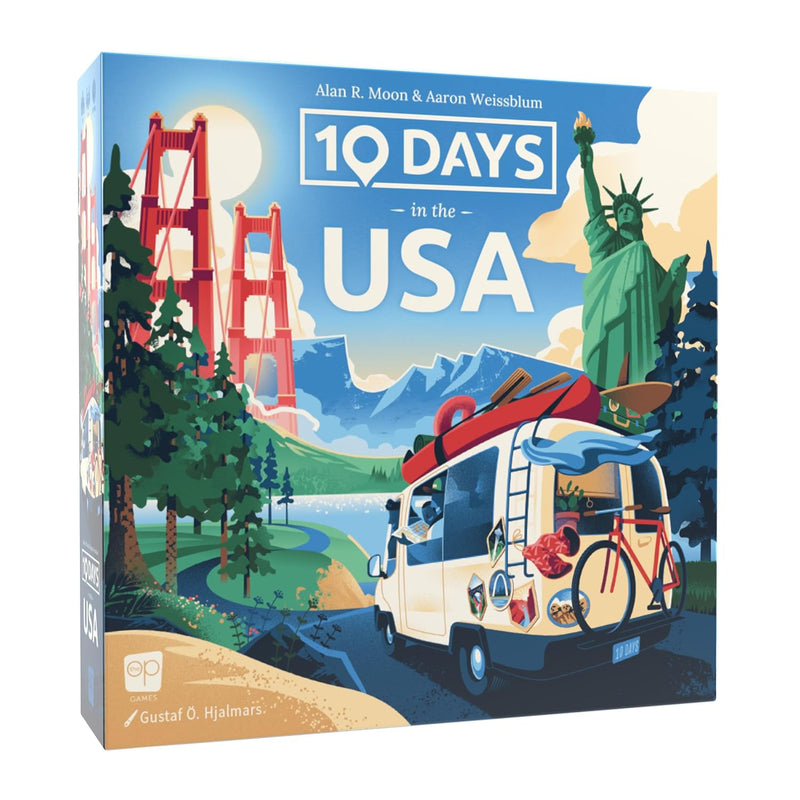 10 Days in The USA | Family Road Trip Board Game for All Ages | Designed by