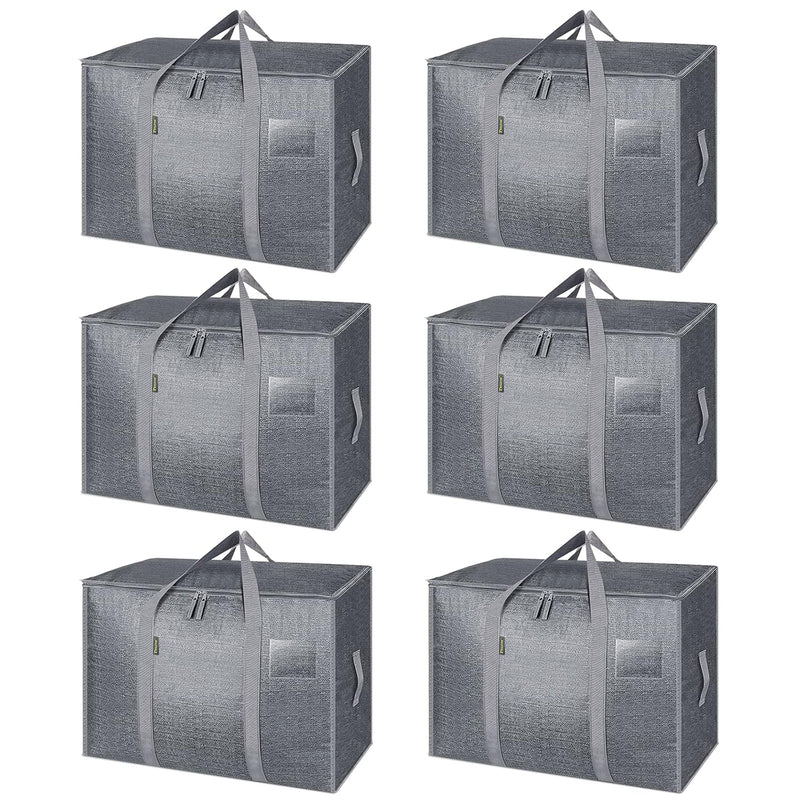 28 Gallon Moving Totes With Reinforced Handles, Heavy-Duty Underbed Storage Bag