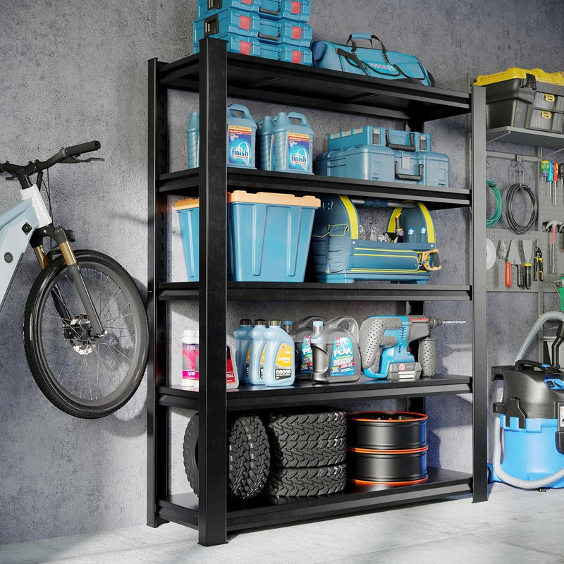 Garage Shelving 78”H Metal Garage Storage Shelves Garage Storage Shelving Unit U