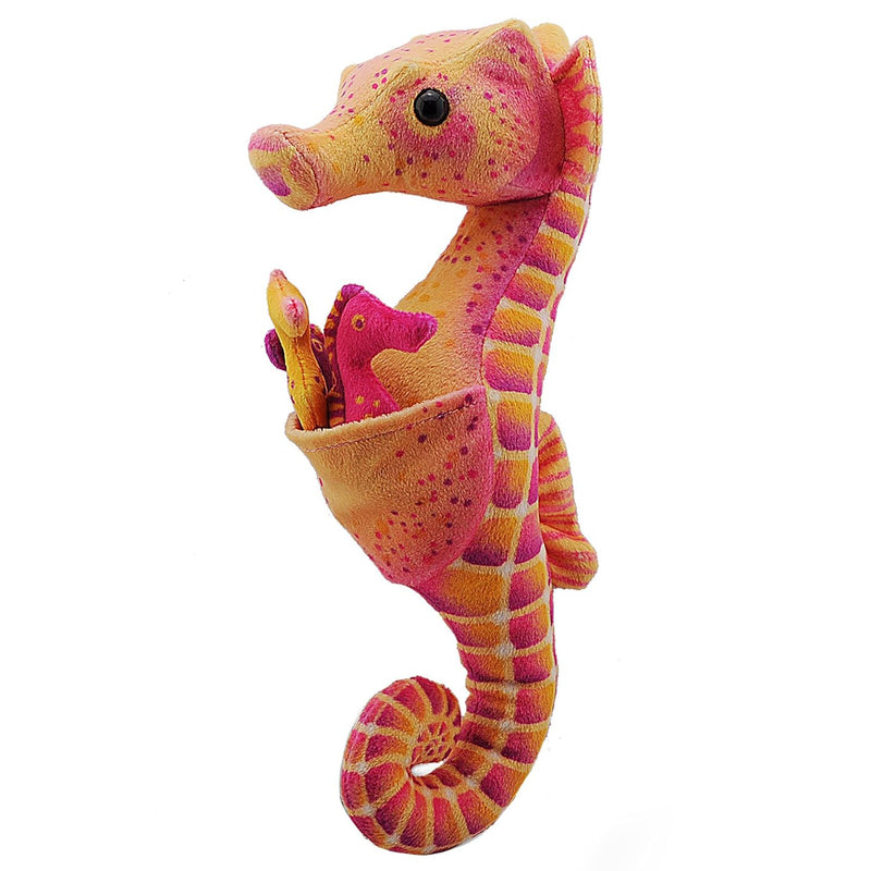 Wild Republic Seahorse Plush, Stuffed Animal, Plush Toy, Gifts for Kids, w/